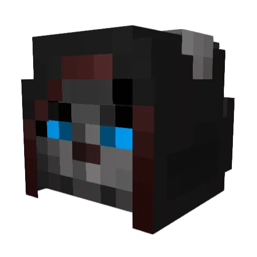 XxTheBigSadxX Minecraft avatar head, 3D render