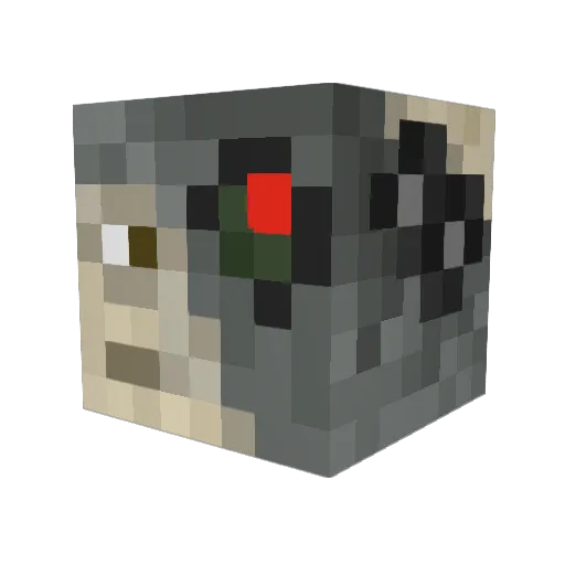 XxTheHunterZxX Minecraft avatar head, 3D render