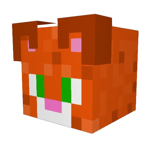 XxTheKIKIxX Minecraft avatar head, 3D render
