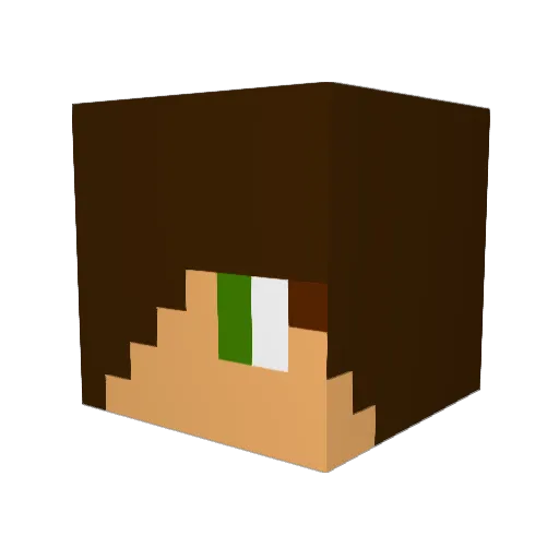 XxTheLalibertexX Minecraft avatar head, 3D render