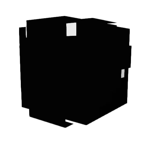 XxV3NOMxX Minecraft avatar head, 3D render