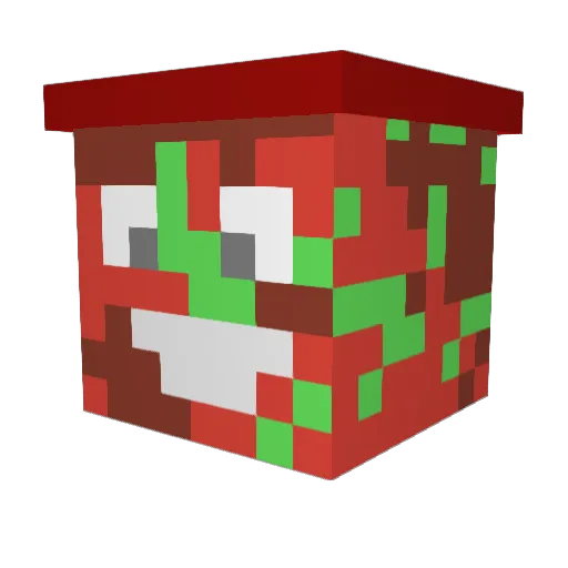 XxVerlaufxX Minecraft avatar head, 3D render