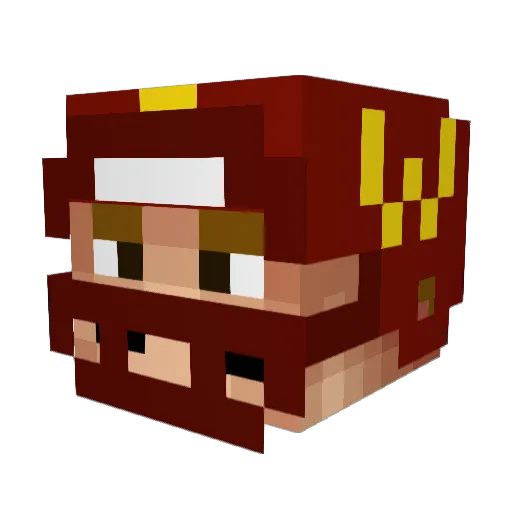 XxVertxX Minecraft avatar head, 3D render