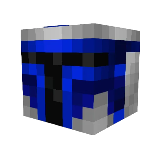 XxVoltronxX Minecraft avatar head, 3D render