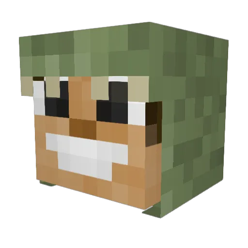 XxWillFTWxX Minecraft avatar head, 3D render
