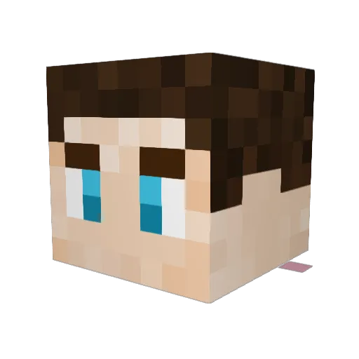 XxXKittyConsumer Minecraft avatar head, 3D render