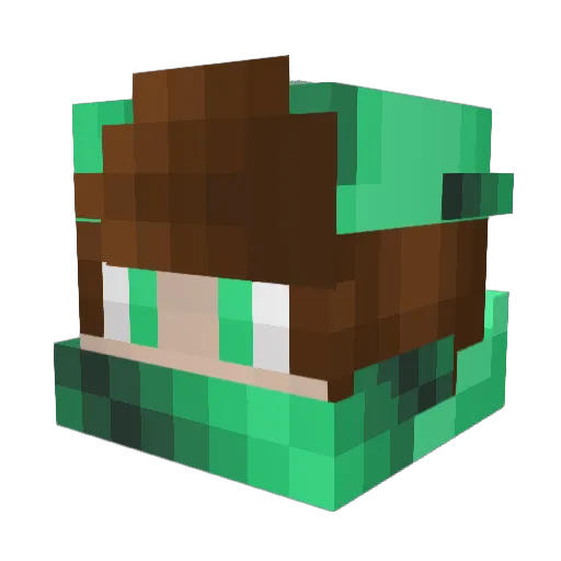 XxX_GaMeZz_XxX Minecraft avatar head, 3D render
