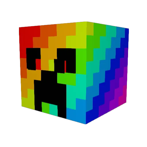 XxZombieVibezZ Minecraft avatar head, 3D render