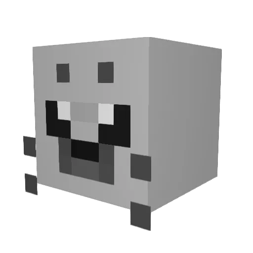 Xx_1nsanity_xX Minecraft avatar head, 3D render