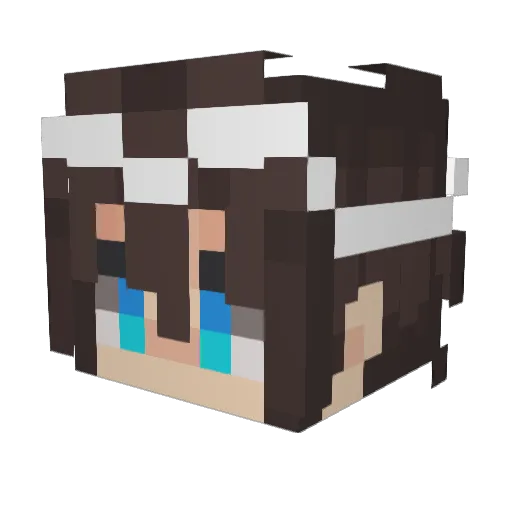 Xx_Anjo_xX Minecraft avatar head, 3D render