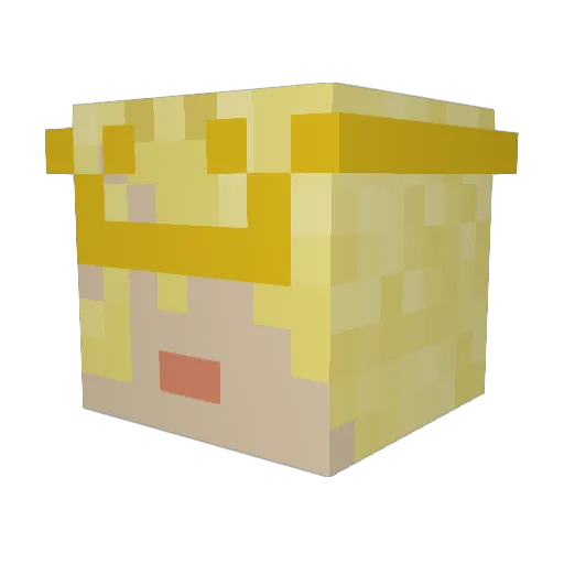 Xx_Astaroth_xX Minecraft avatar head, 3D render