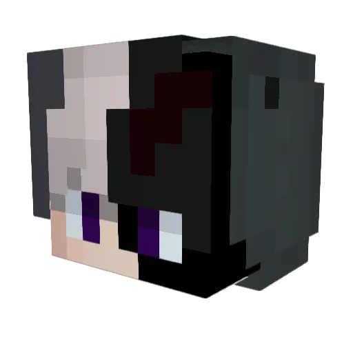 Xx_BRT_xX Minecraft avatar head, 3D render