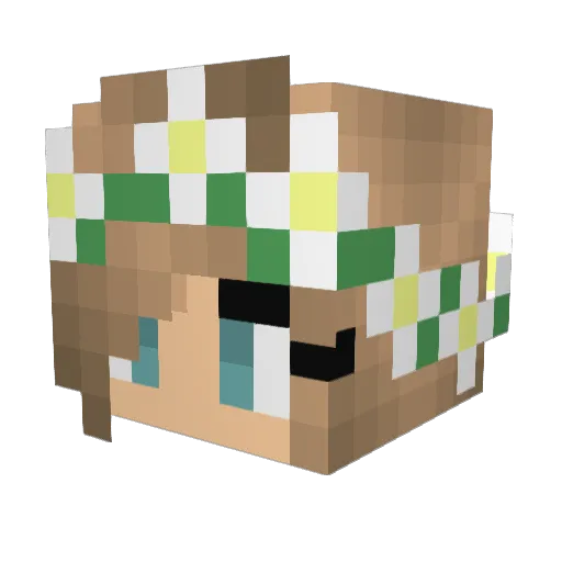 Xx_Believer_xX Minecraft avatar head, 3D render