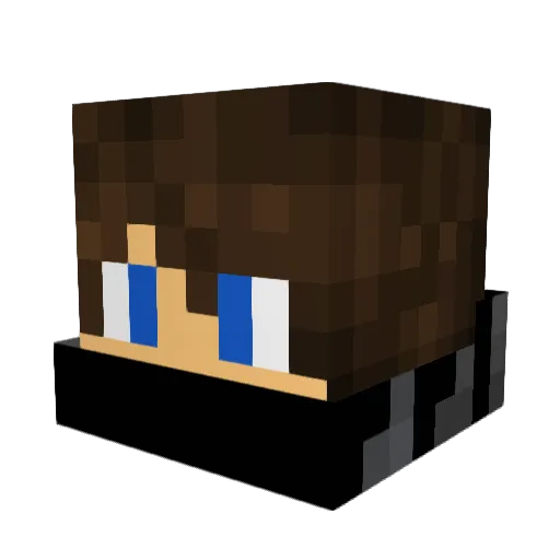 Xx_ByMasher_xX Minecraft avatar head, 3D render