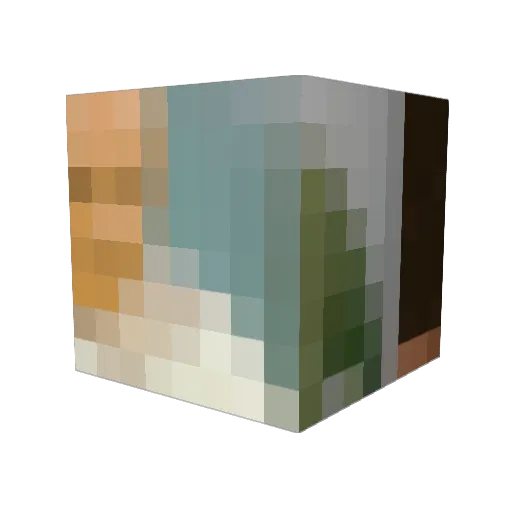 Xx_Choku_xX Minecraft avatar head, 3D render