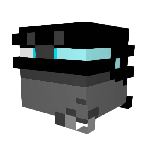 Xx_CoBaKA_1x3 Minecraft avatar head, 3D render