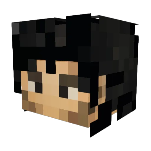 Xx_Drogon_xX Minecraft avatar head, 3D render