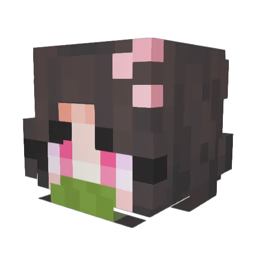 Xx_FuRRIaL Minecraft avatar head, 3D render