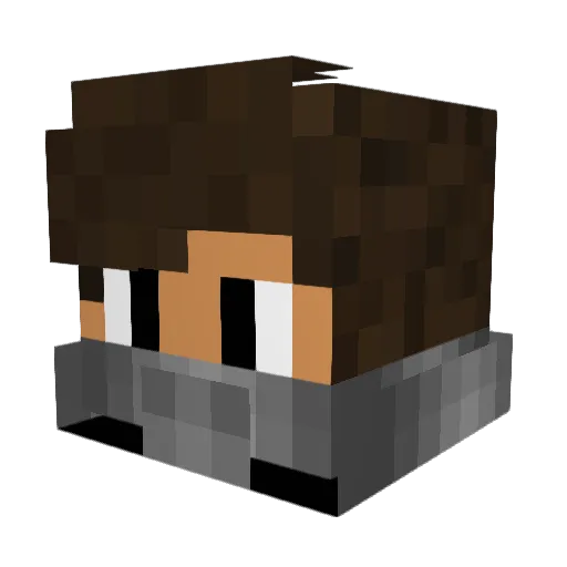 Xx_GAMY_xX Minecraft avatar head, 3D render