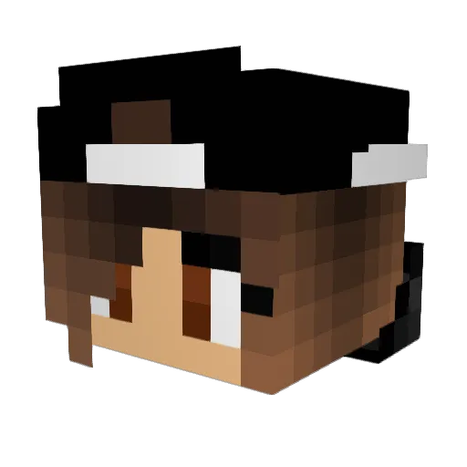 Xx_JIGSAW_xX Minecraft avatar head, 3D render
