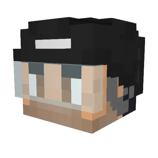 Xx_JoeMomma69_xX Minecraft avatar head, 3D render