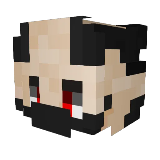 Xx_Jumpy_xX Minecraft avatar head, 3D render