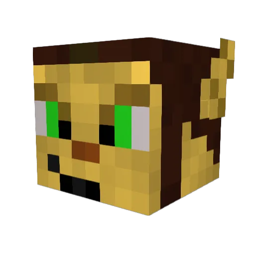 Xx_Lakers_xX Minecraft avatar head, 3D render