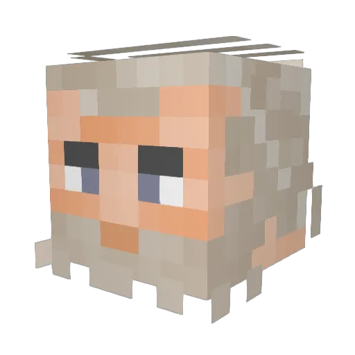 Xx_Luka_Raper_xX Minecraft avatar head, 3D render