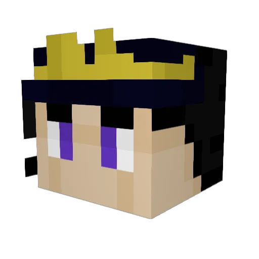 Xx_M3J_xX Minecraft avatar head, 3D render