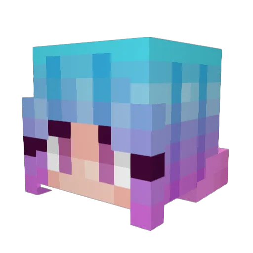 Xx_MAG1C_xX Minecraft avatar head, 3D render