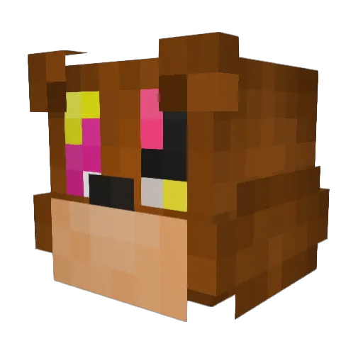 Xx_MLGNoscop_XX Minecraft avatar head, 3D render