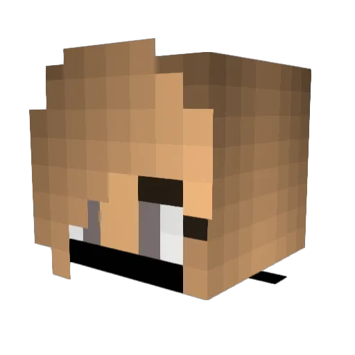 Xx_Marente_xX Minecraft avatar head, 3D render