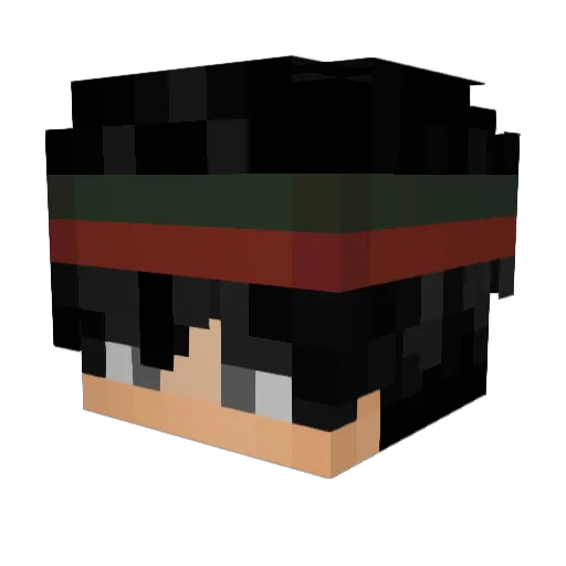 Xx_OMAR003_xX Minecraft avatar head, 3D render