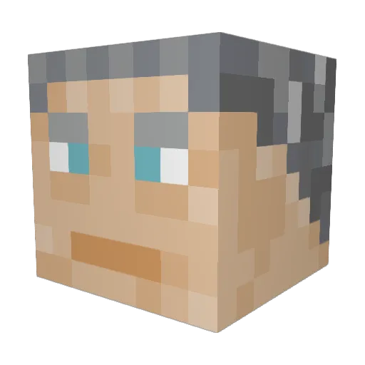 Xx_Pollo_XX Minecraft avatar head, 3D render