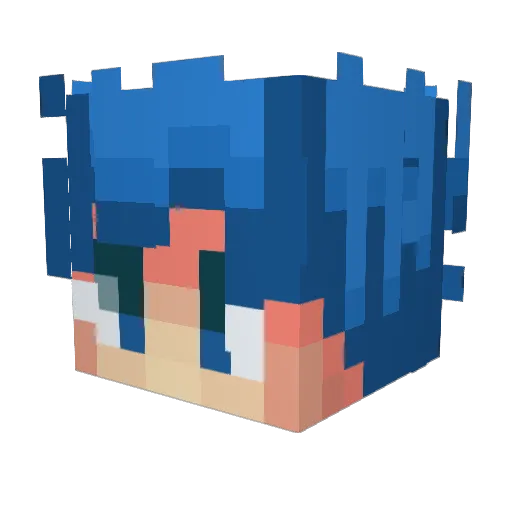 Xx_Premium_xX Minecraft avatar head, 3D render