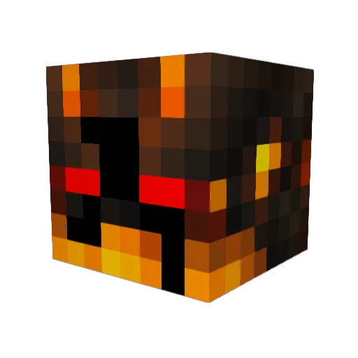 Xx_ProDriller_xX Minecraft avatar head, 3D render