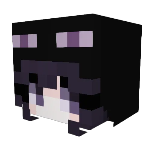Xx_Ria_xX Minecraft avatar head, 3D render