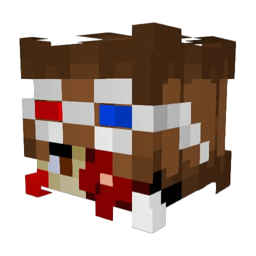 Xx_RoadKill_xX Minecraft avatar head, 3D render