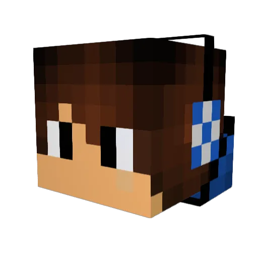 Xx_Ryokun_xX Minecraft avatar head, 3D render