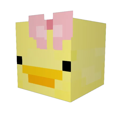 Xx_SneeKy_xX Minecraft avatar head, 3D render