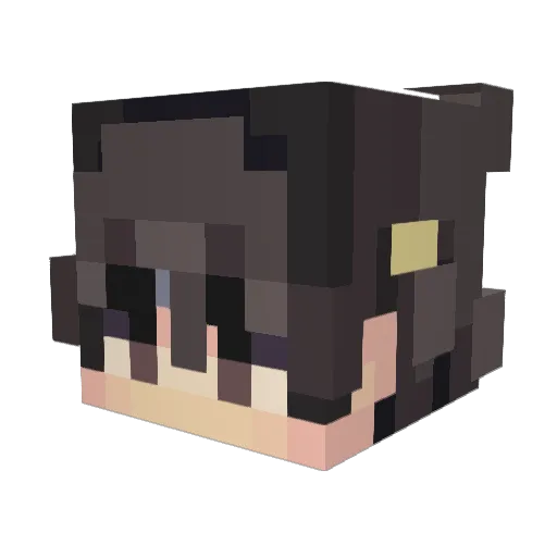 Xx__Red__xX Minecraft avatar head, 3D render