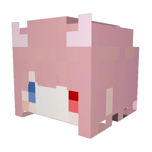 Xx_cloel_xX Minecraft avatar head, 3D render