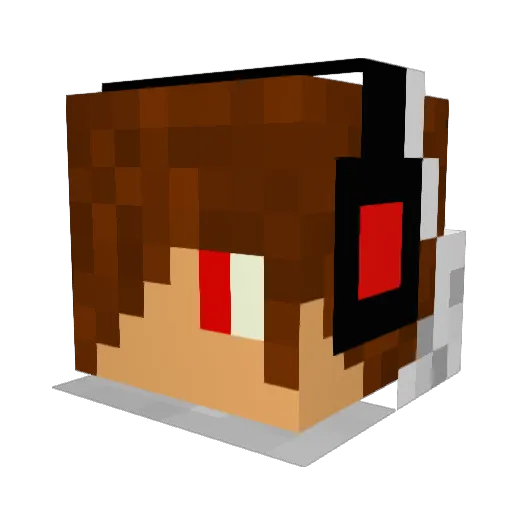 Xx_pierre76_xX Minecraft avatar head, 3D render