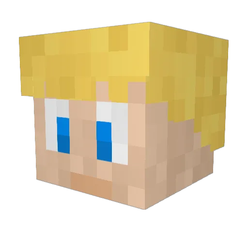 Xxantonioxx69 Minecraft avatar head, 3D render