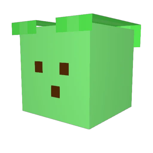 Xxbstar Minecraft avatar head, 3D render