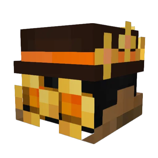 Xxcaptin Minecraft avatar head, 3D render