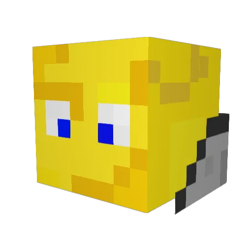 XxcheesymanxX Minecraft avatar head, 3D render