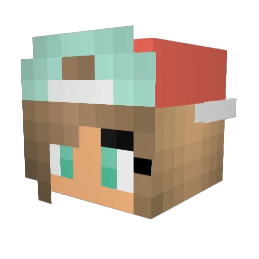 XxcheetahloverxX Minecraft avatar head, 3D render