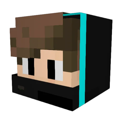 XxchrisLPxX1 Minecraft avatar head, 3D render