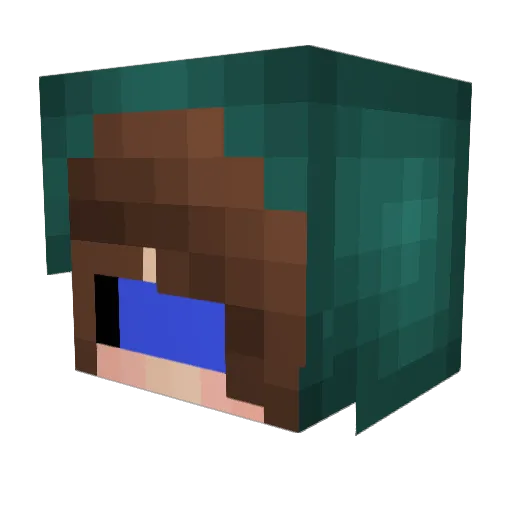 XxdarkarbitarxX Minecraft avatar head, 3D render